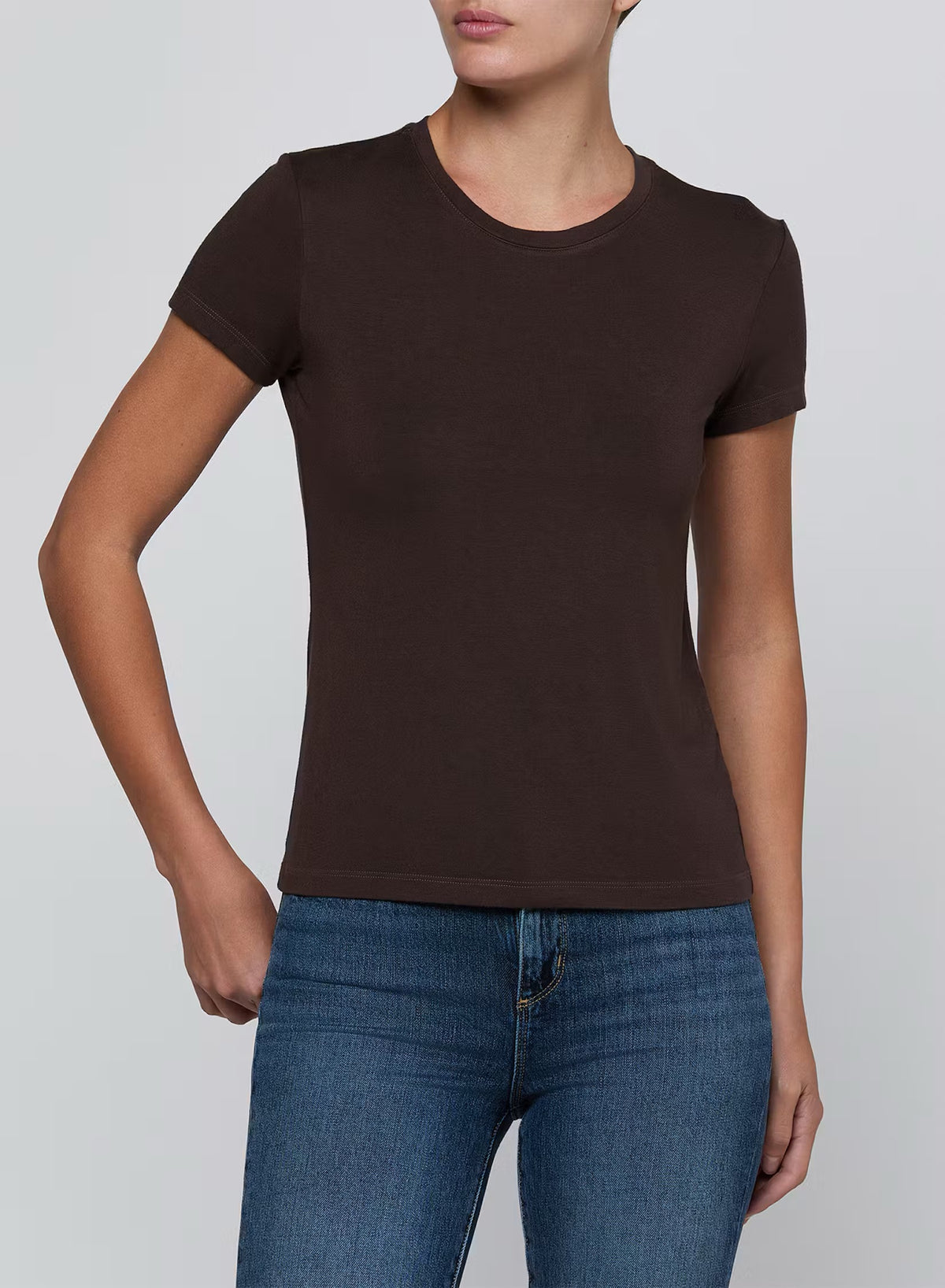 L'AGENCE - Women - Dark Java Ressi Tee