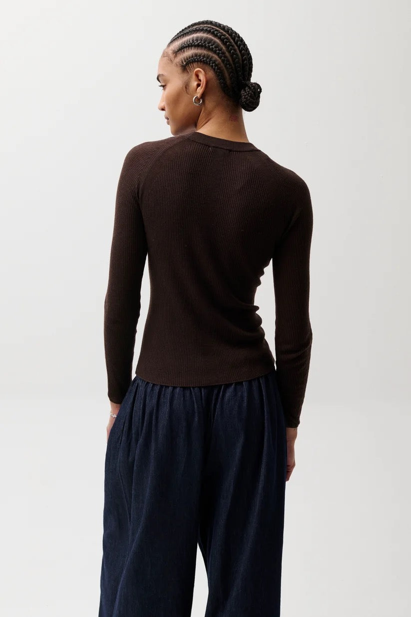 Pistola - Women - Mocha Juno Feather Weight Sweater