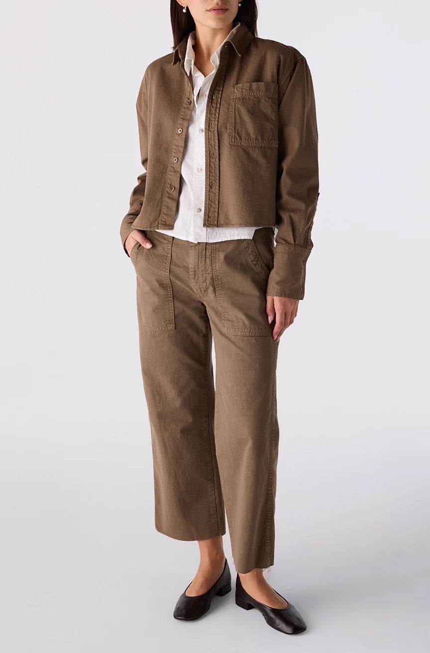 AMO- Women -  Root Easy Army Slouch Crop