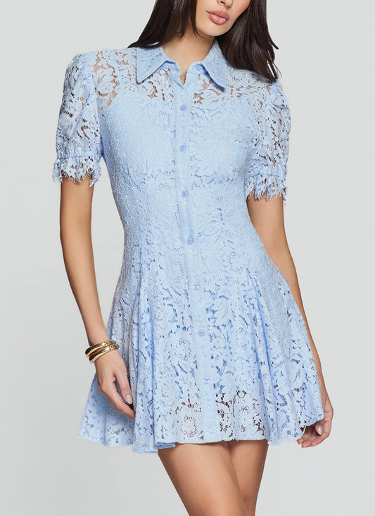 Generation Love Women -  Light Blue Swanetta Lace Dress