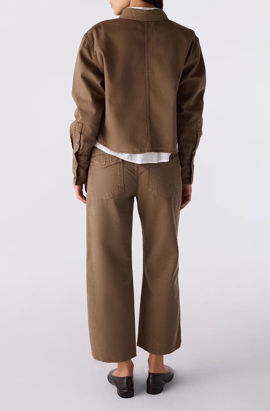 AMO- Women -  Root Easy Army Slouch Crop