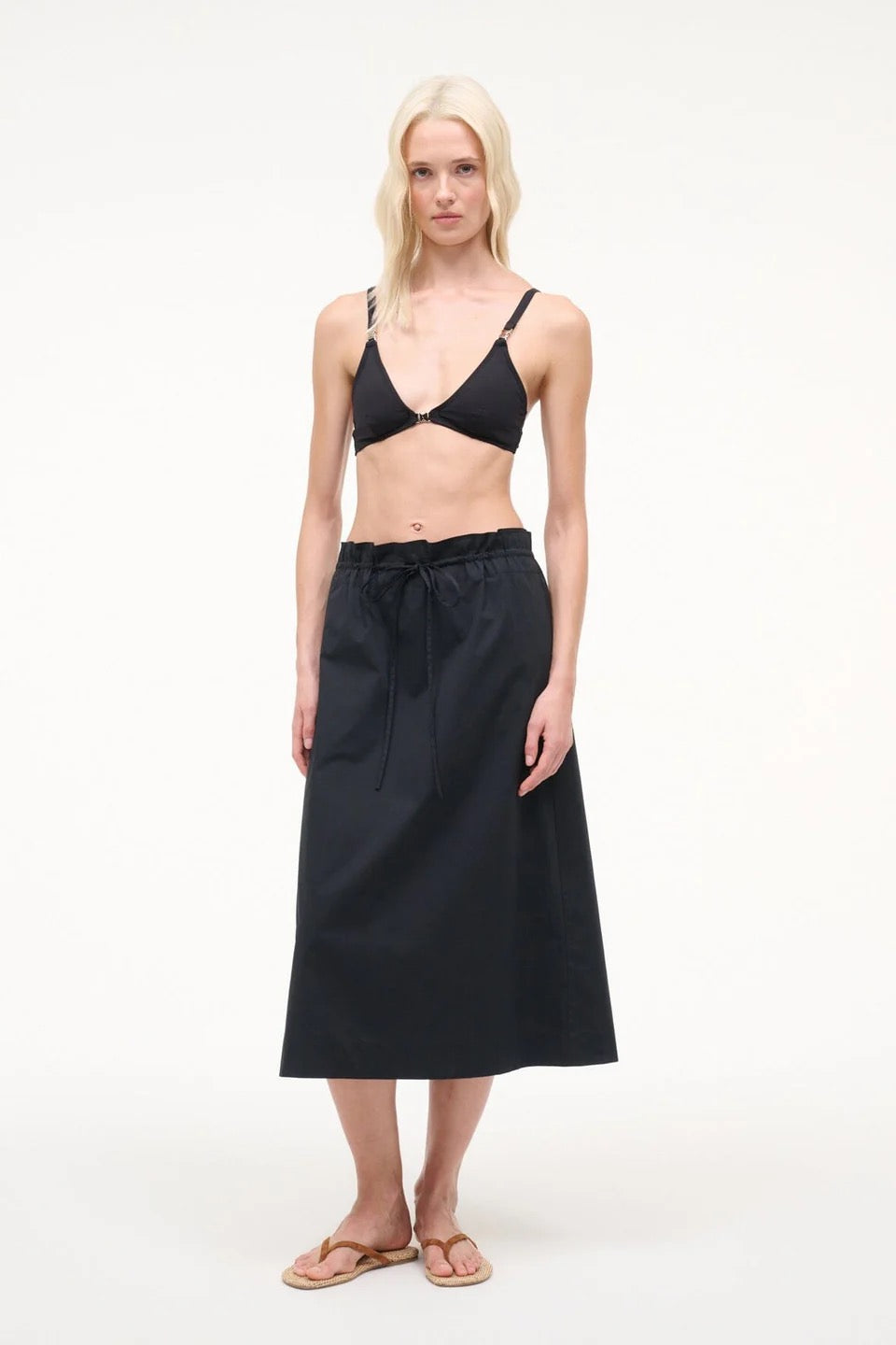 Staud  - Women - Black Shore Skirt