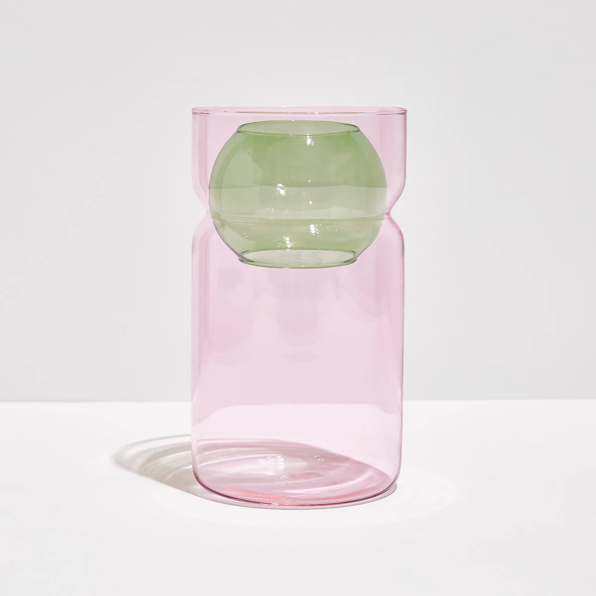 FAZEEK Pink + Green Balance Vase