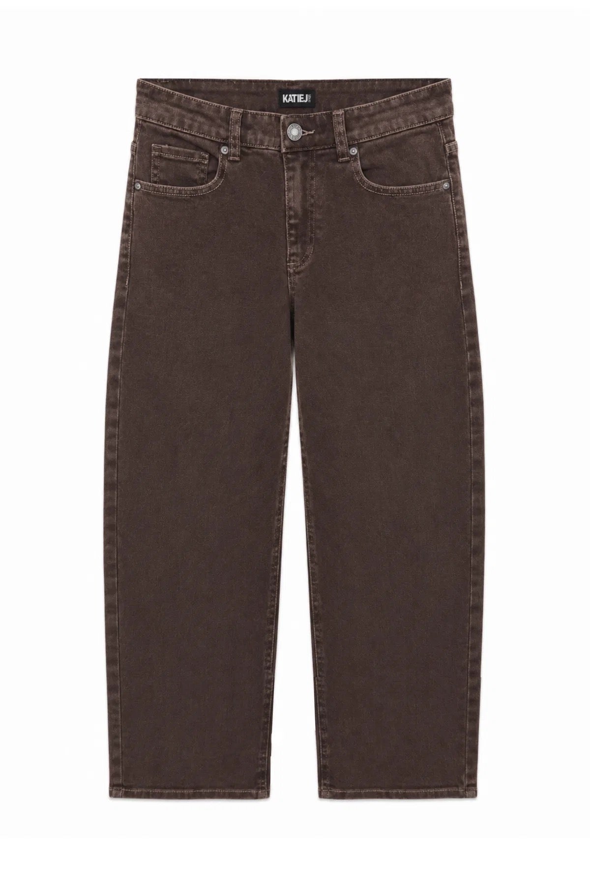 KatieJ NYC - Tween - Espresso El Paso Barrel leg jean