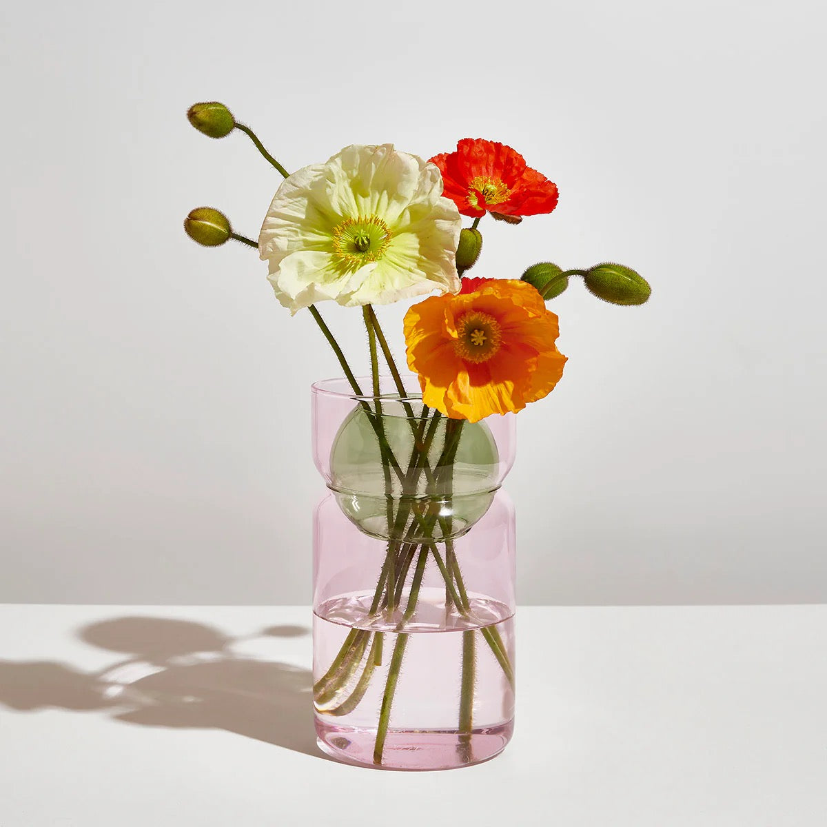 FAZEEK Pink + Green Balance Vase