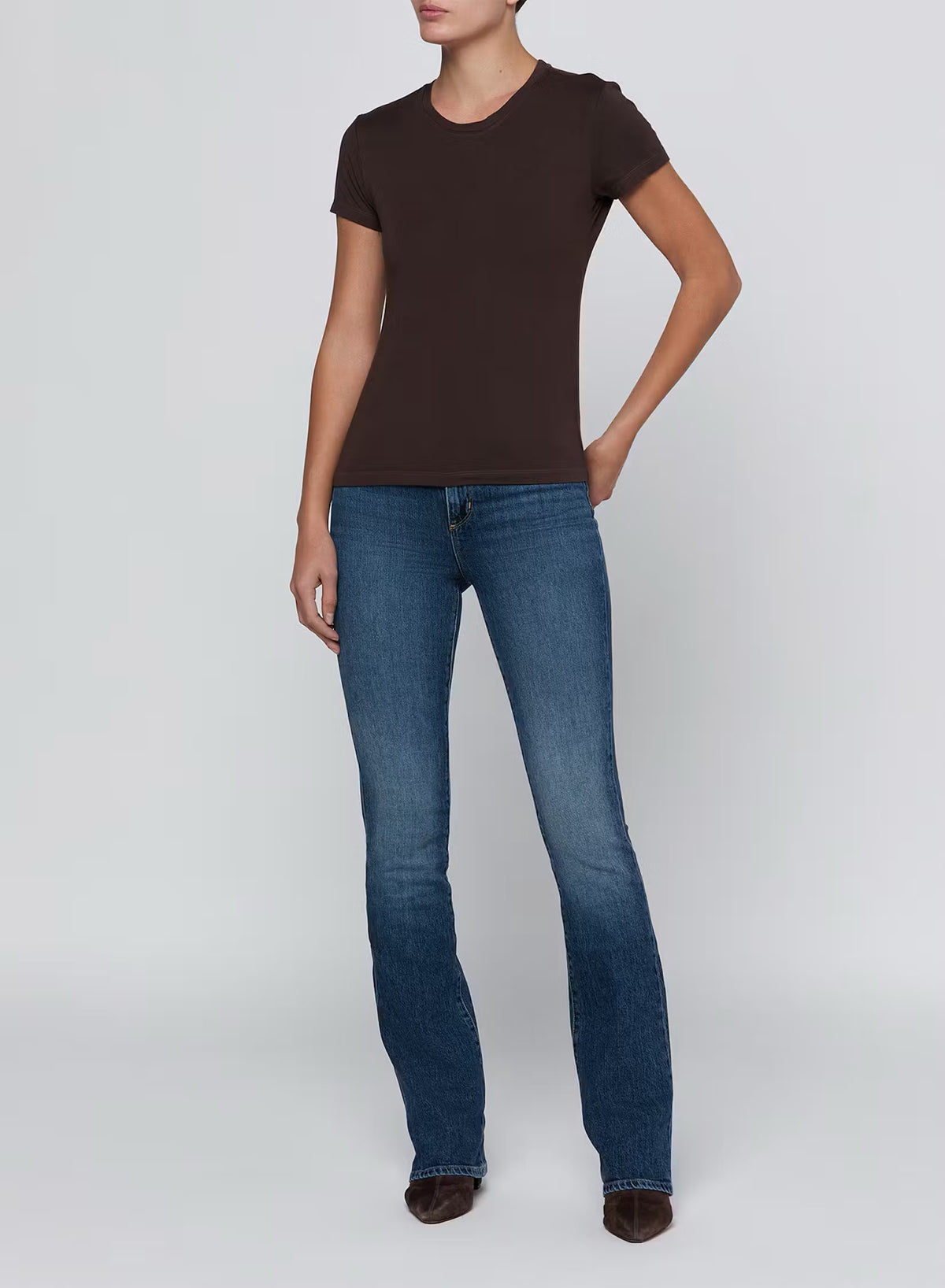 L'AGENCE - Women - Dark Java Ressi Tee