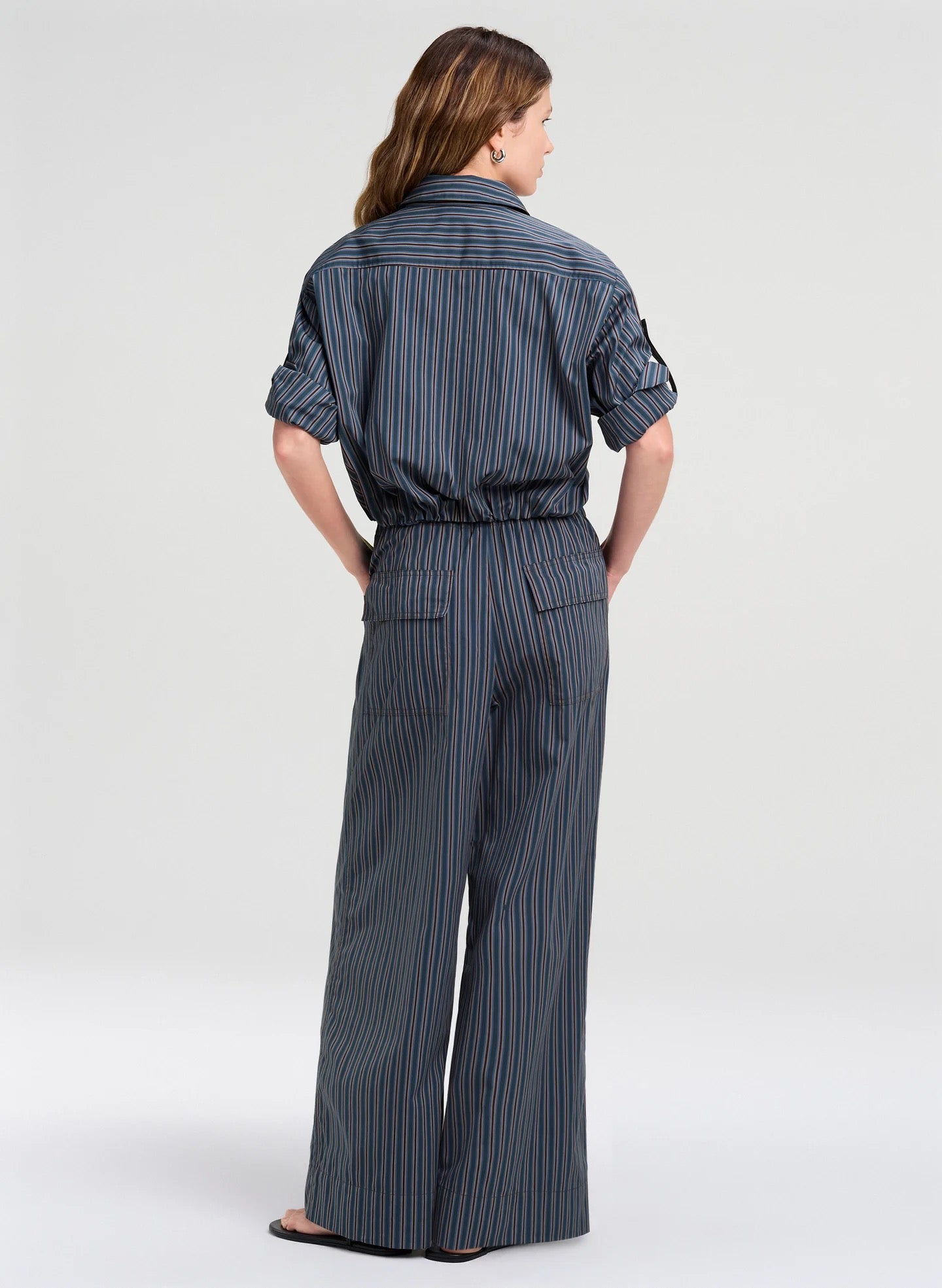 ALC - Women - Carbon Blue Stripe Leo Top