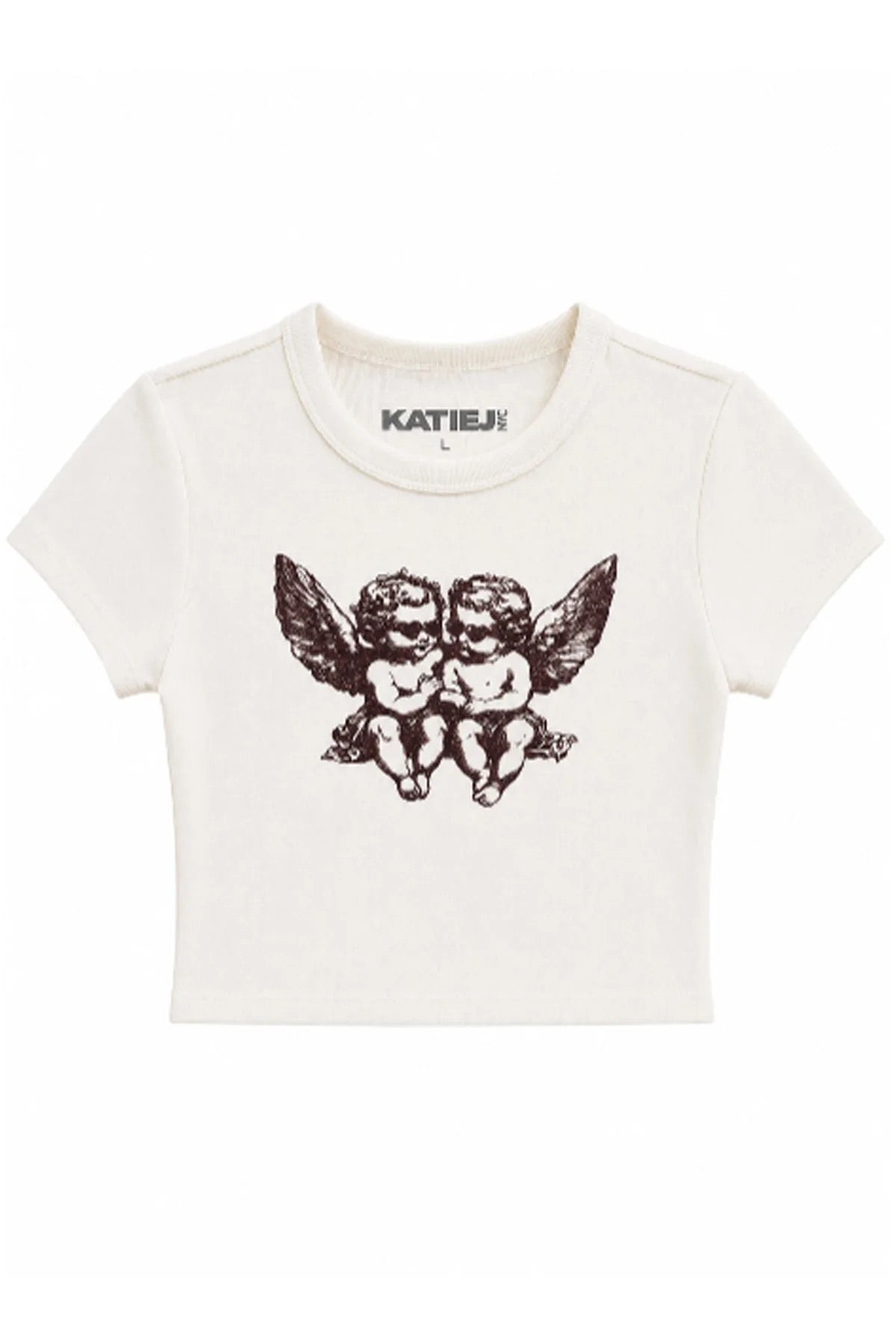 KatieJ NYC - White Sunglasses Cherub Classic Baby Tee