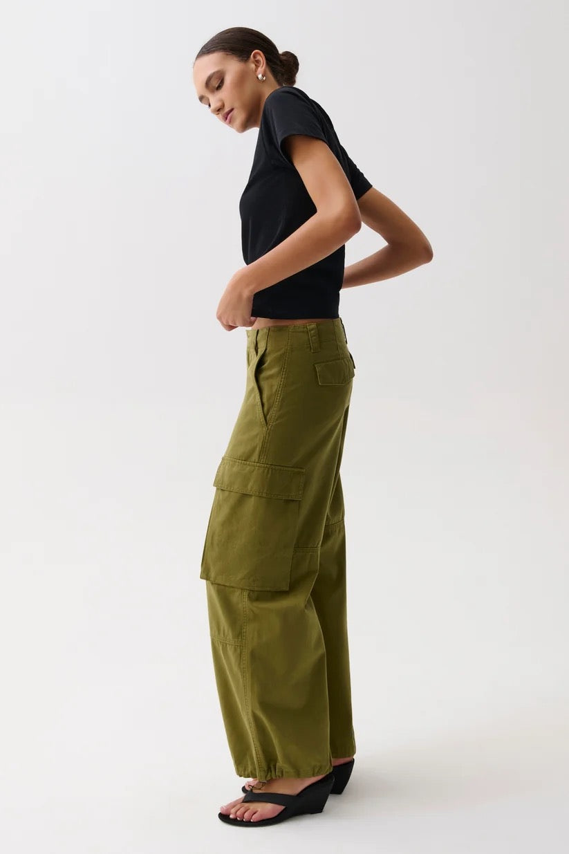 Pistola - Women - Deep Moss Petra Harem Cargo Pant