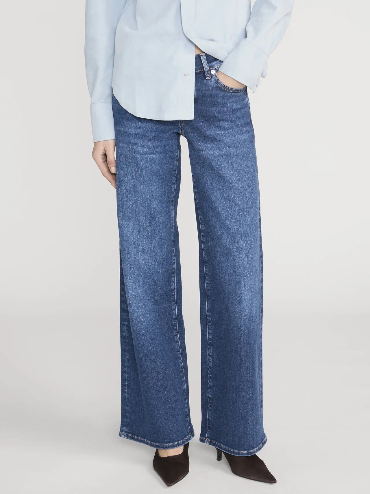 Frame - Women - Femma Low Rise Le Slim Palazzo