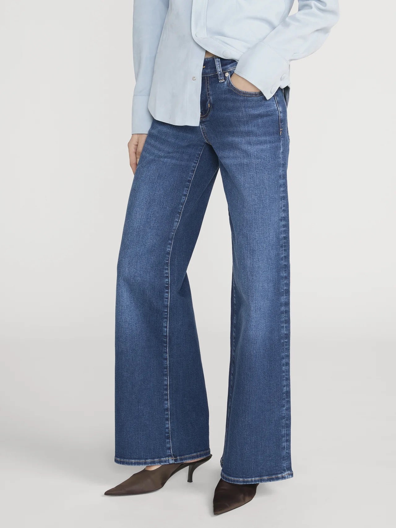Frame - Women - Femma Low Rise Le Slim Palazzo