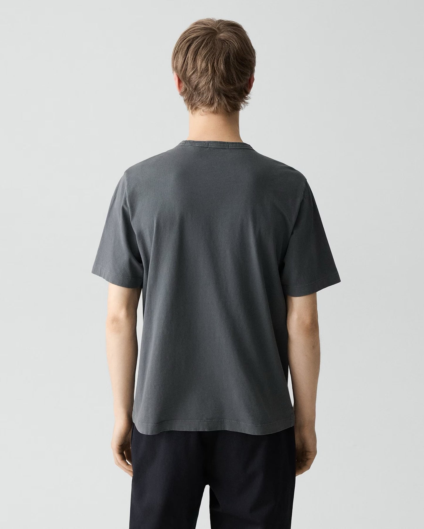 Theory - Men - Tinted Carbon Crewneck Tee in Tinted Tee