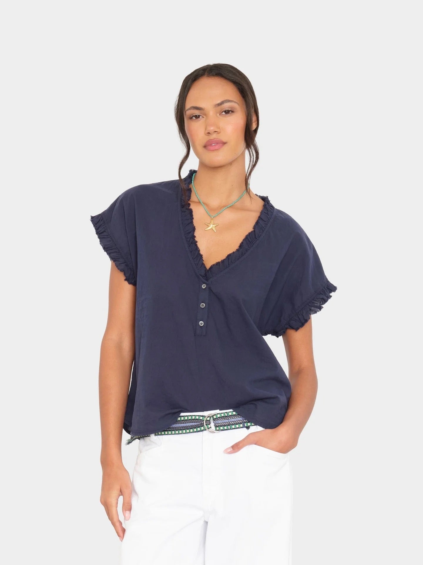 XIRENA - Women - Star Blue Darcy Top