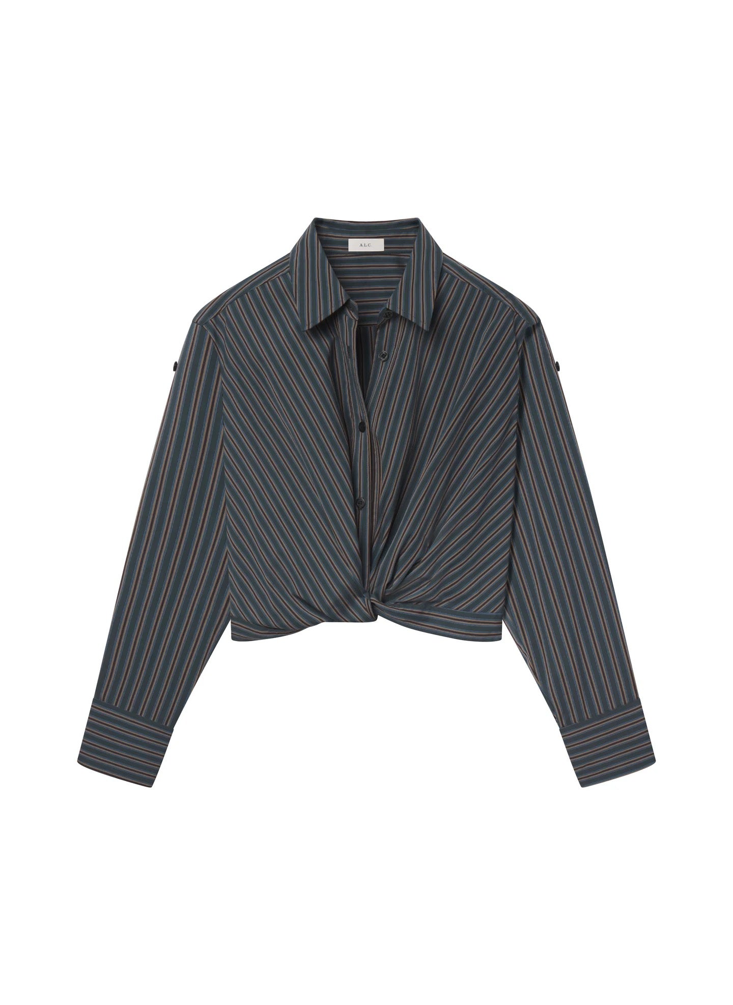 ALC - Women - Carbon Blue Stripe Leo Top