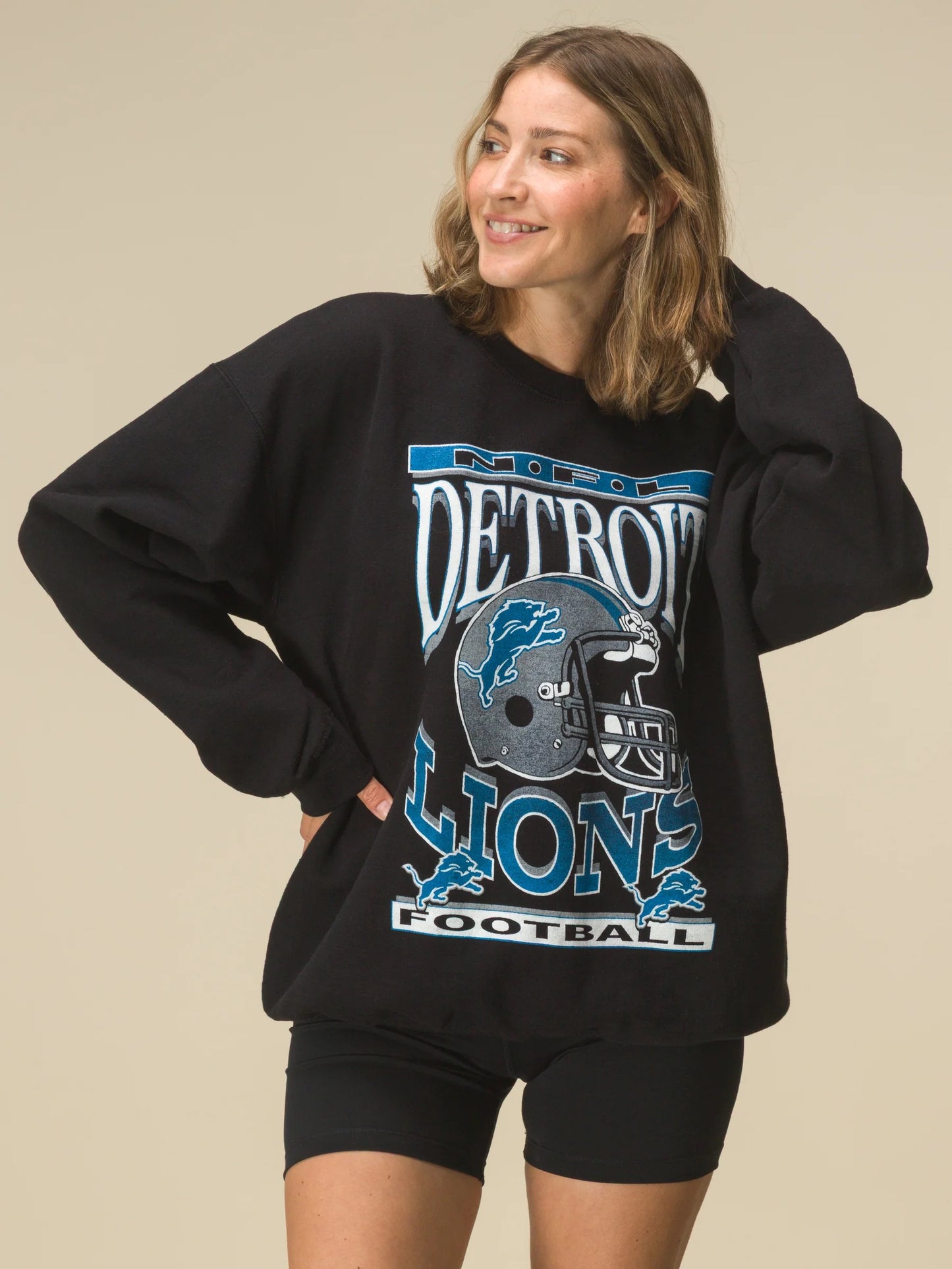 Junk Food  - Mens - Black Lions Helmet Flea Market Crew Sweatshirt