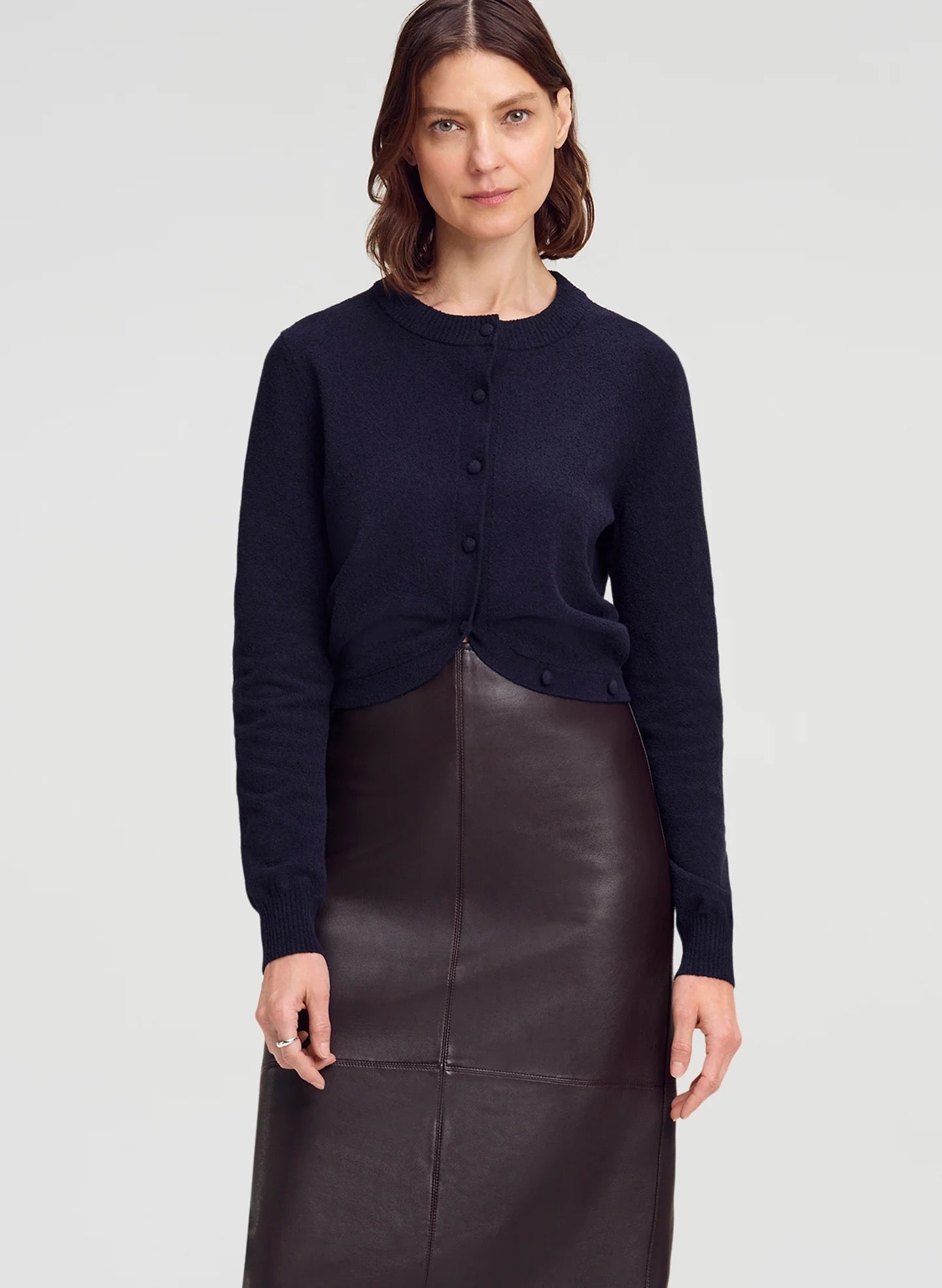 ALC - Women - Navy Solenne Boucle Cardigan