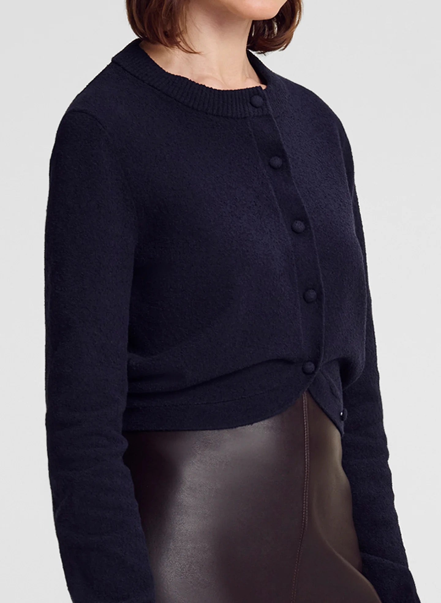 ALC - Women - Navy Solenne Boucle Cardigan