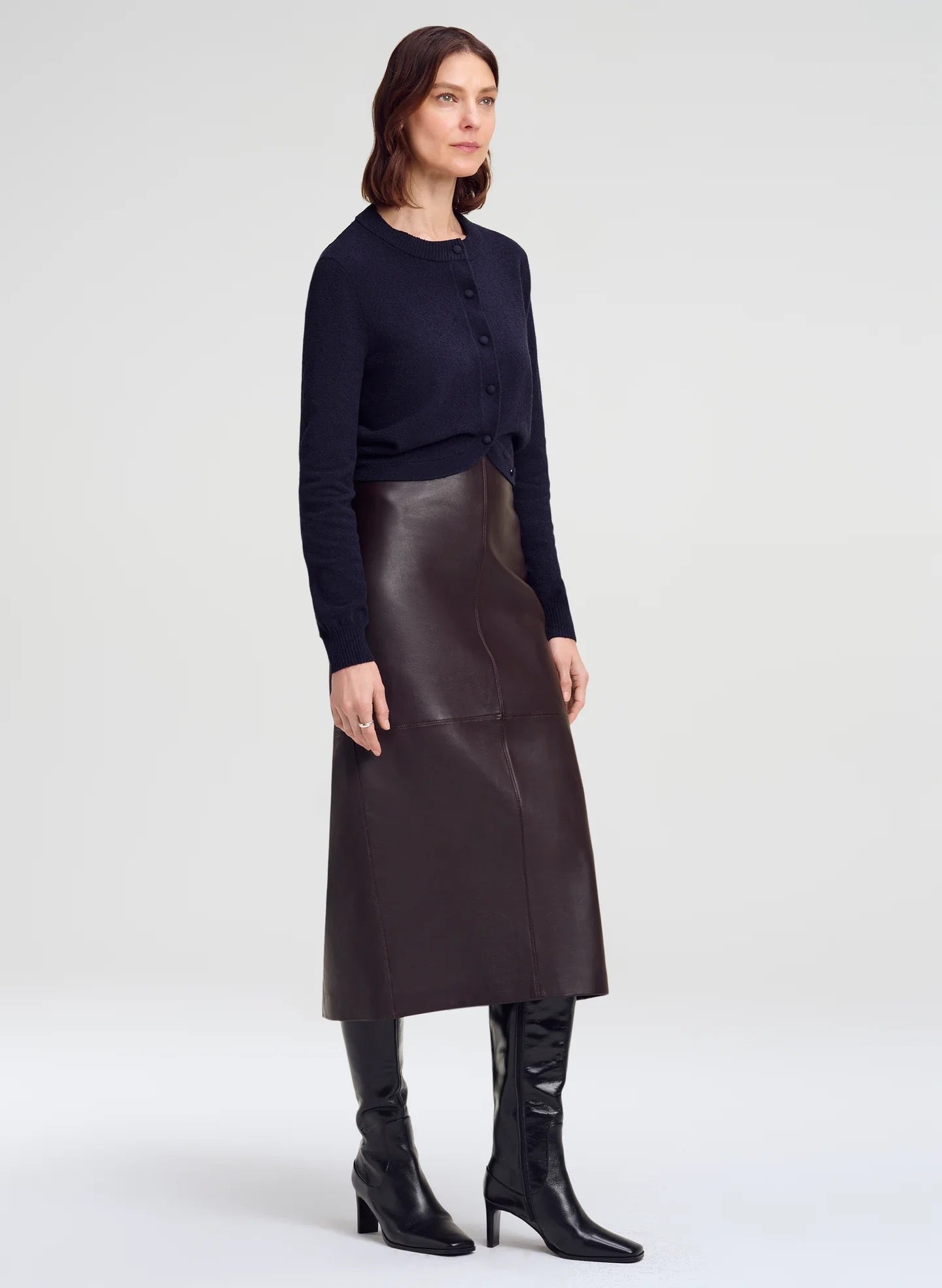 ALC - Women - Navy Solenne Boucle Cardigan