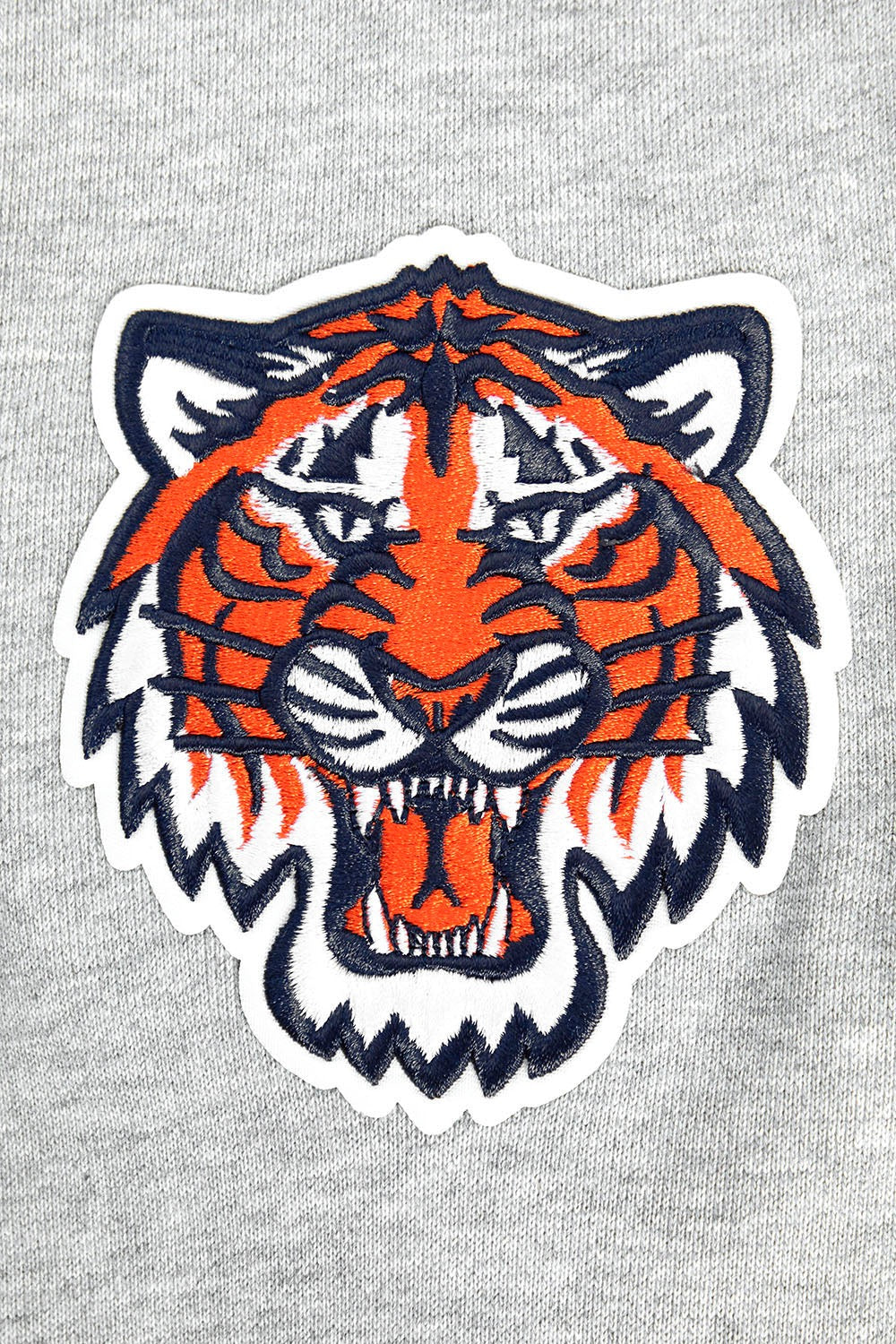 Pro Standard - Men - Grey MLB Detroit Tigers Script Tail RIb Fleece Pullover Hoodie