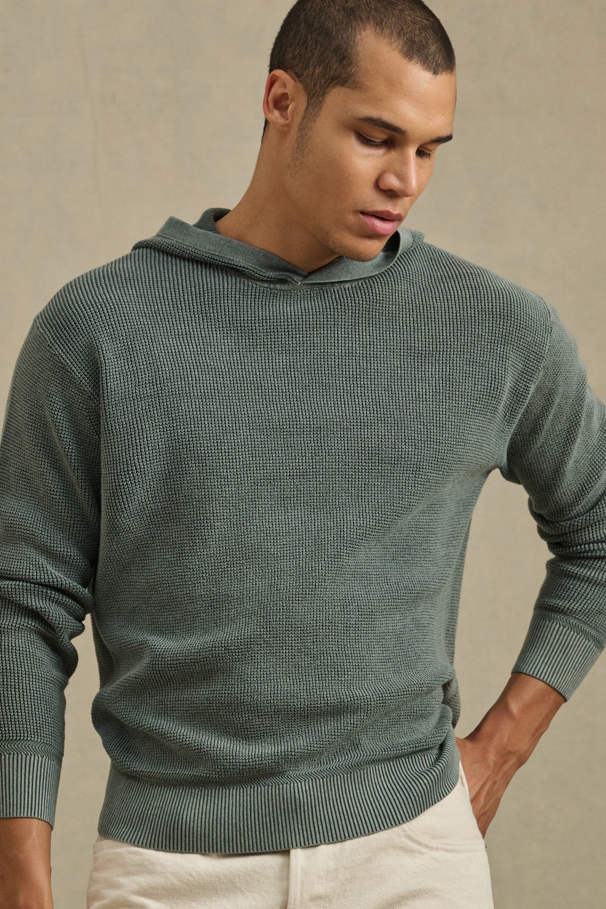 Velvet By Graham & Spencer - Men - Sage Wilfred Hoodie Sweater