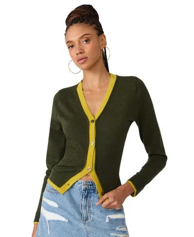 Steve Madden -Women - Dark Olive  Arwen Cardigan