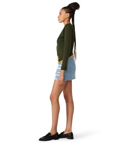 Steve Madden -Women - Dark Olive  Arwen Cardigan