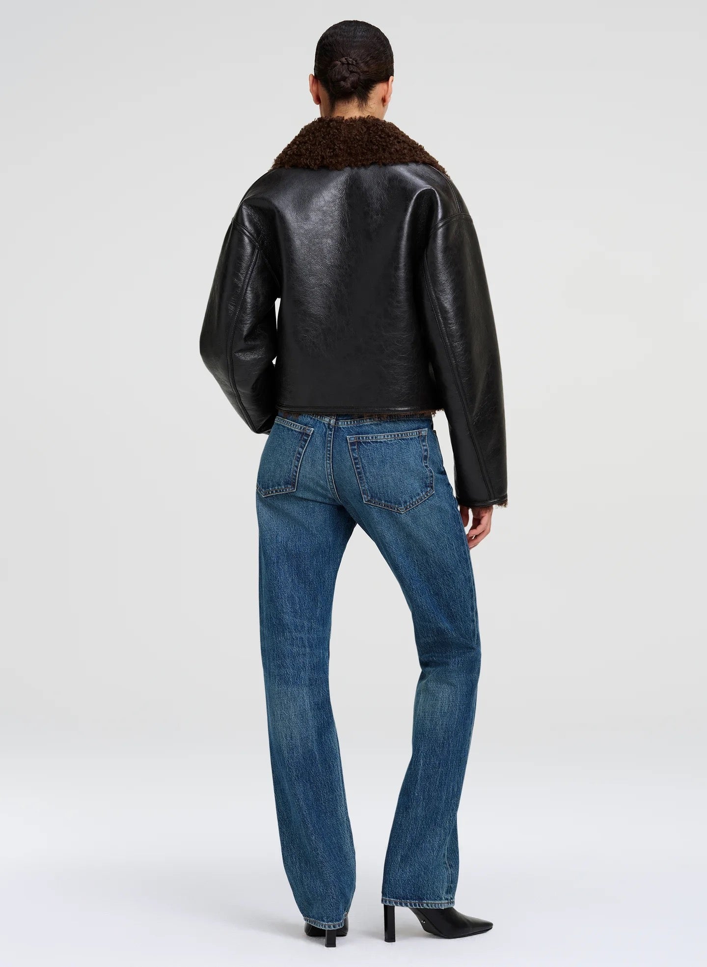ALC - Women -  Deepest Brown/Pilot Brown Stella Faux Shearling Jacket