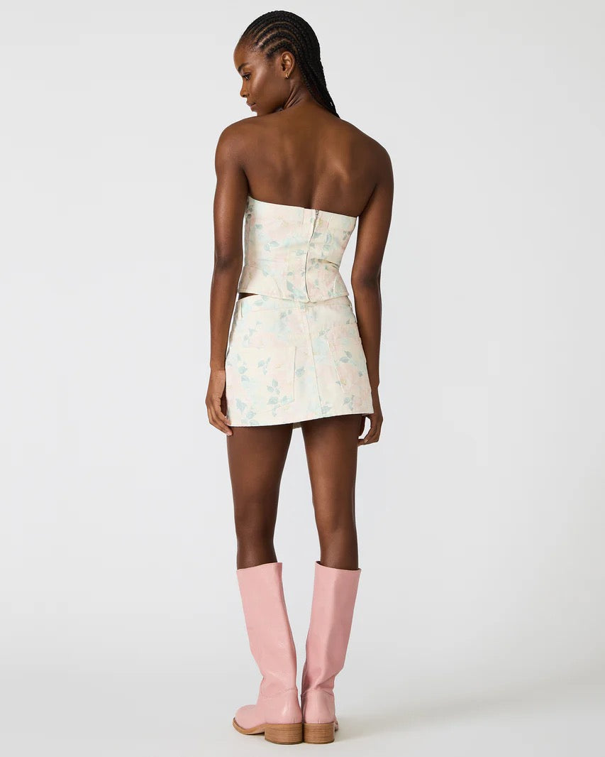 Steve Madden - Women - Peach Beige Roselia Corset Top