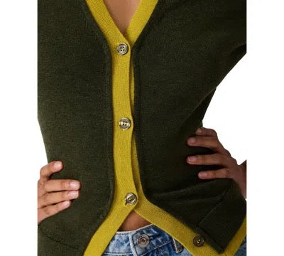 Steve Madden -Women - Dark Olive  Arwen Cardigan