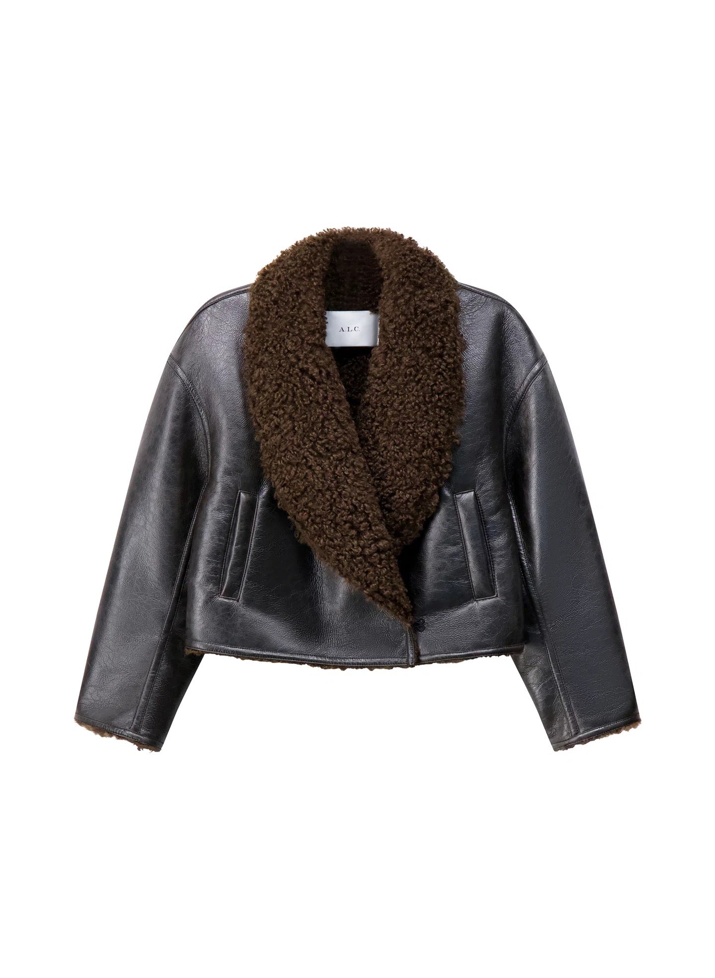 ALC - Women -  Deepest Brown/Pilot Brown Stella Faux Shearling Jacket
