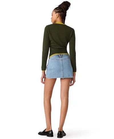 Steve Madden -Women - Dark Olive  Arwen Cardigan