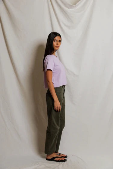 Perfect White Tee - Women - Ultra Violet Cher Ringspun Tee