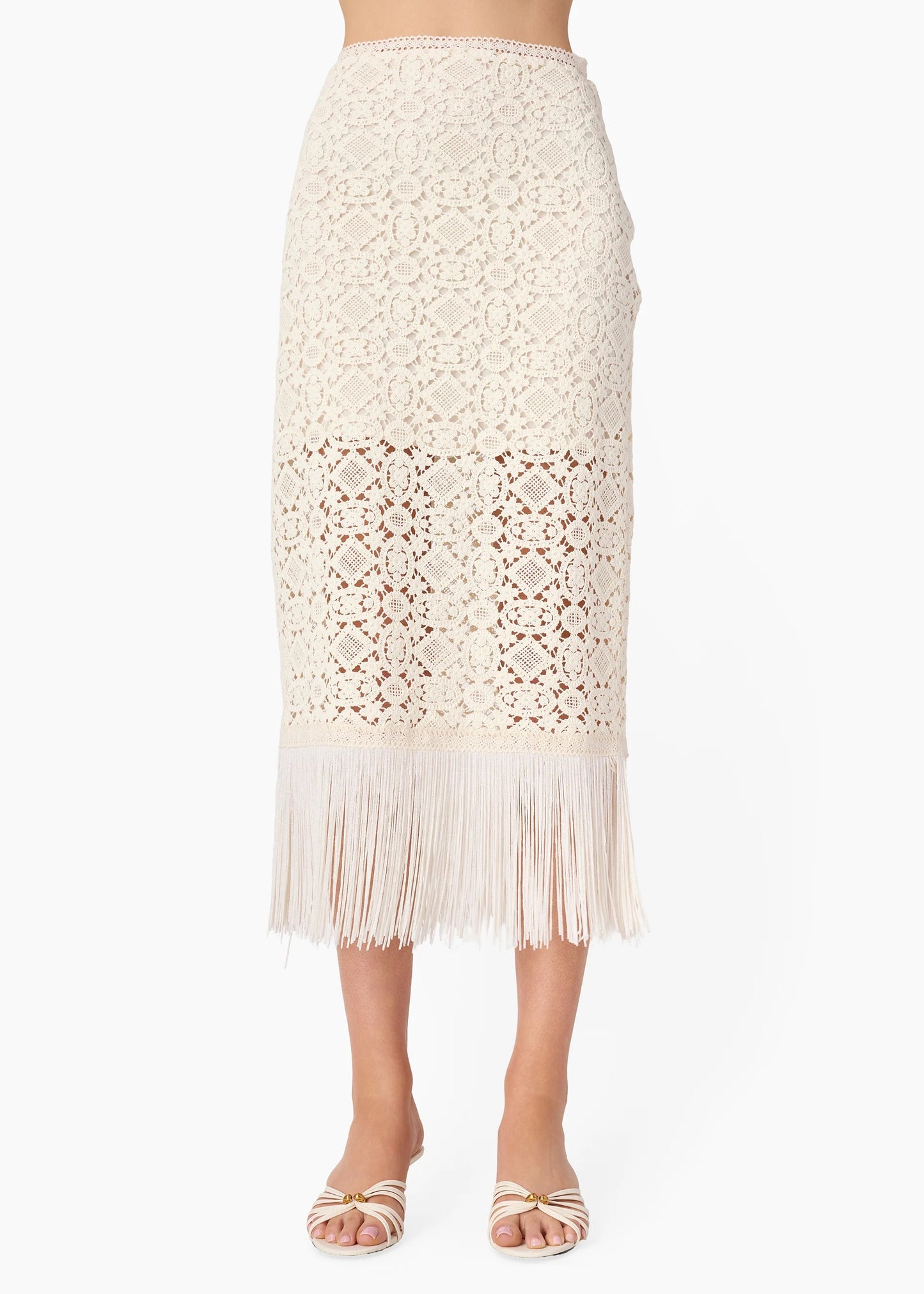 Cami NYC - Women - Ceramic Venezia Crochet Midi Skirt