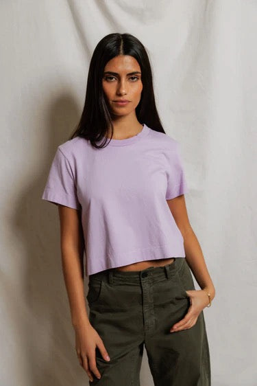 Perfect White Tee - Women - Ultra Violet Cher Ringspun Tee