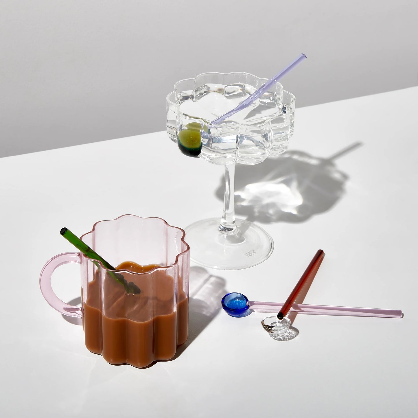 FAZEEK Glass Teaspoons