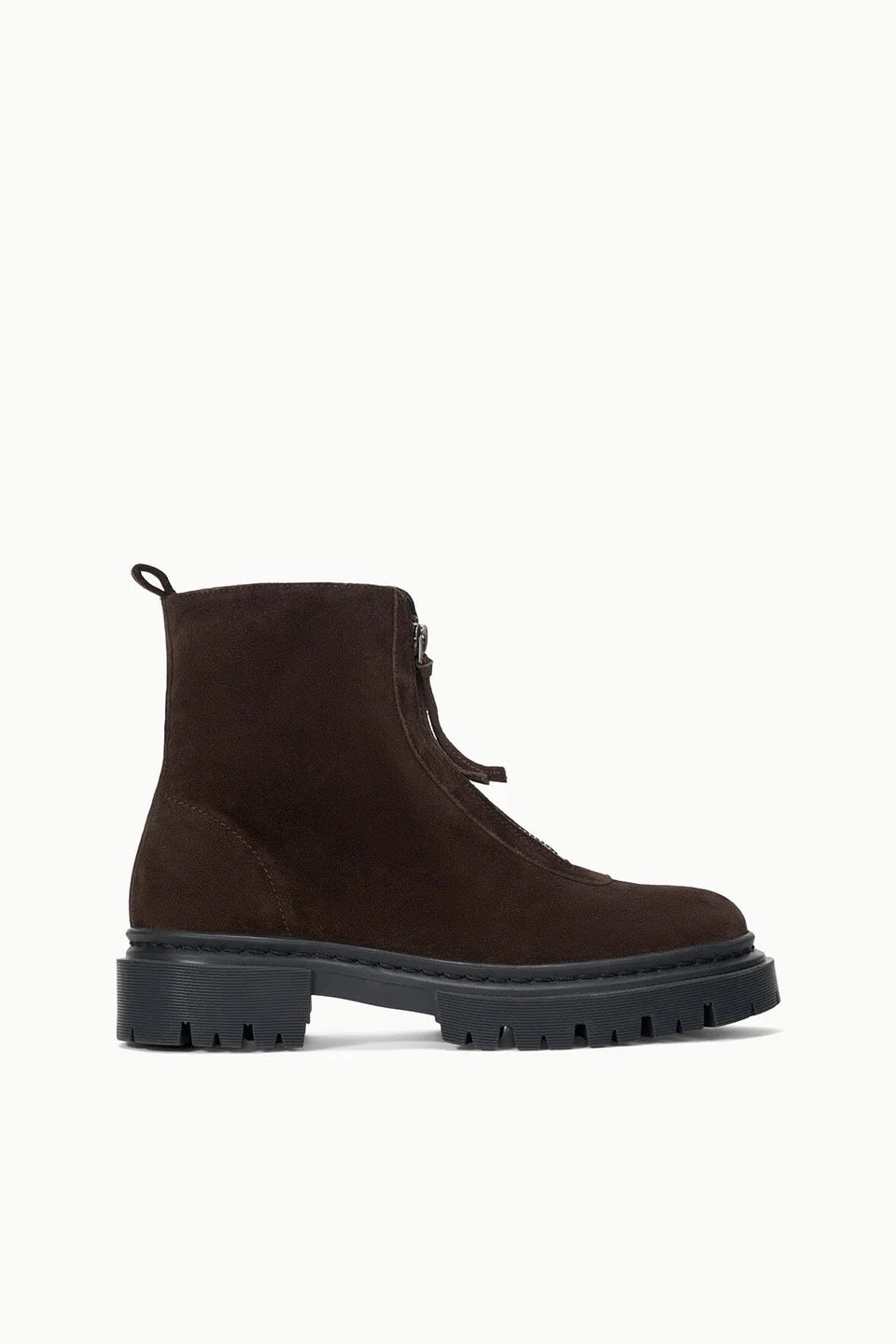 Staud - Women - Espresso Miles Zip Ankle Boot