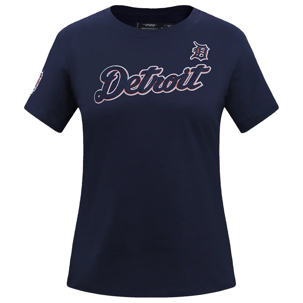 Pro Standard - Women - Navy Detroit Tigers Classic Slim Fit Tee