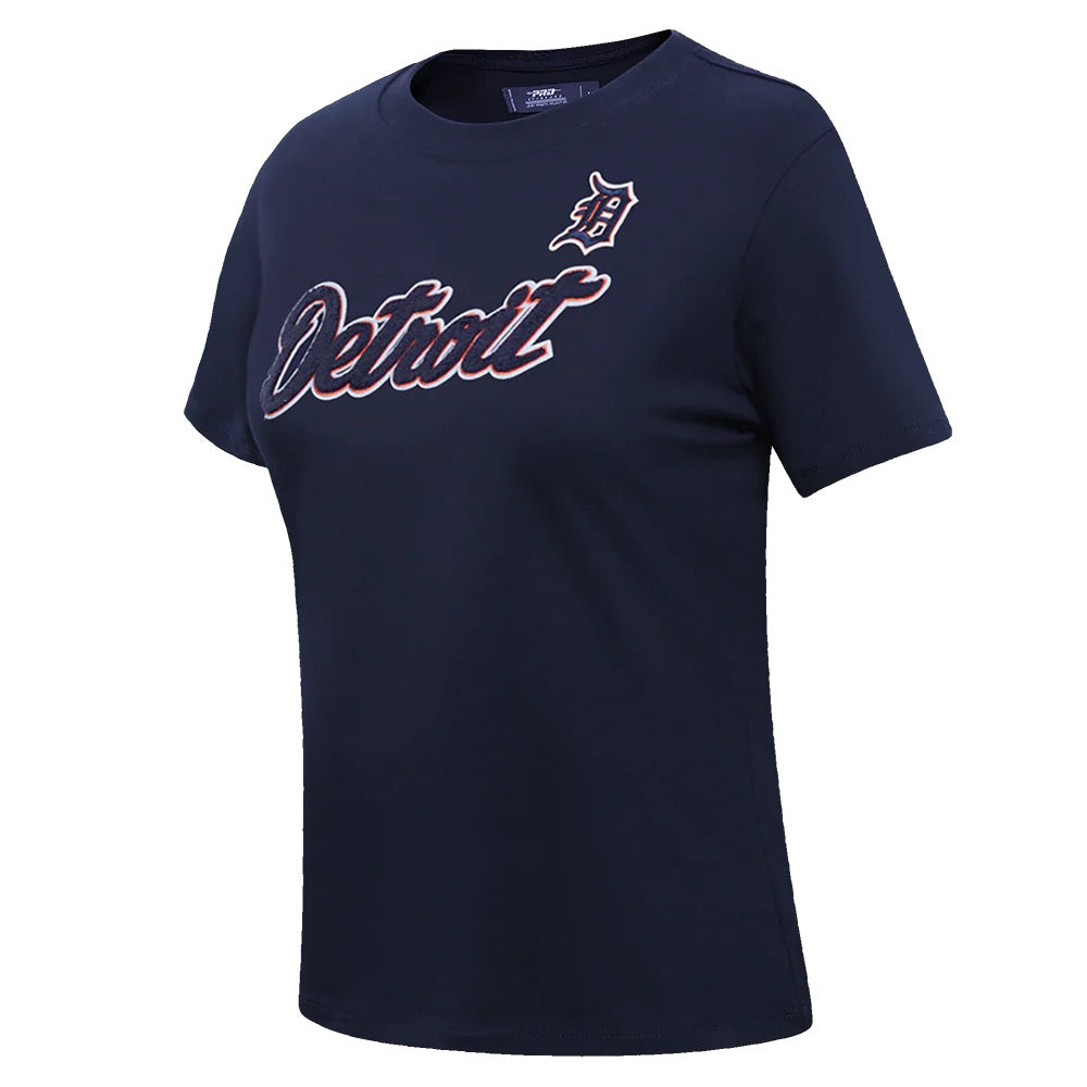 Pro Standard - Women - Navy Detroit Tigers Classic Slim Fit Tee