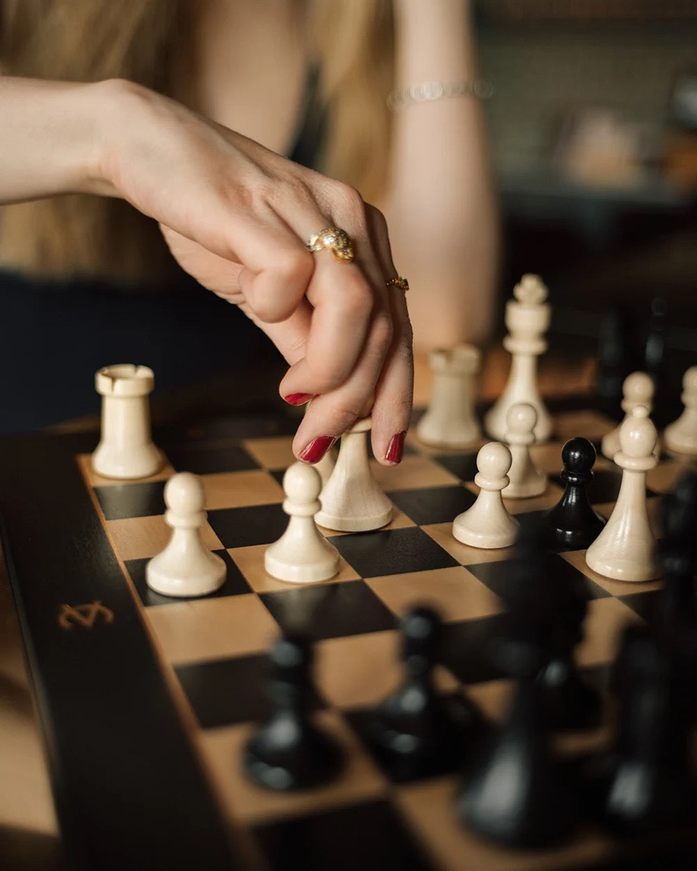 Printworks  - Black/Gold Chess Anna Cramling Edition