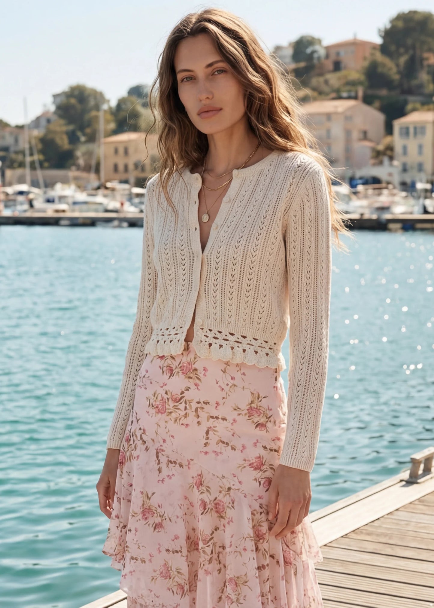 Cami NYC - Women - Macadamia Lilibeth Pointelle Cardigan