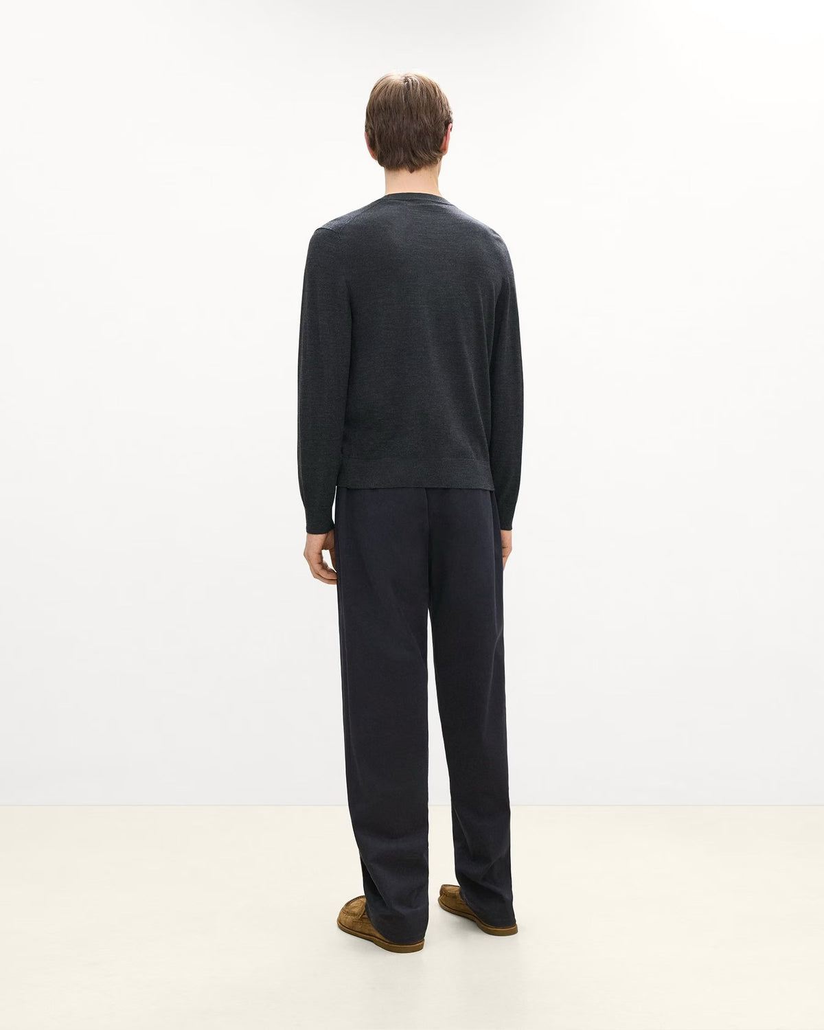 Theory - Men -  Crewneck Sweater in Regal Wool