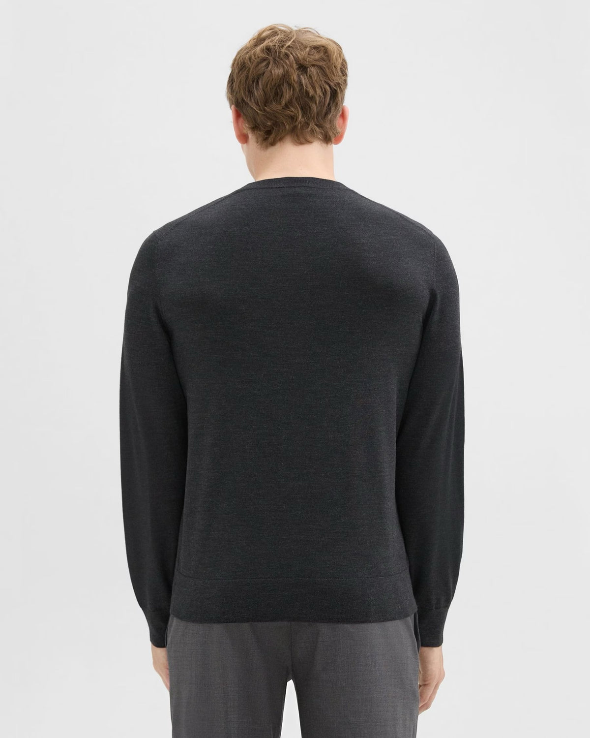 Theory - Men -  Crewneck Sweater in Regal Wool