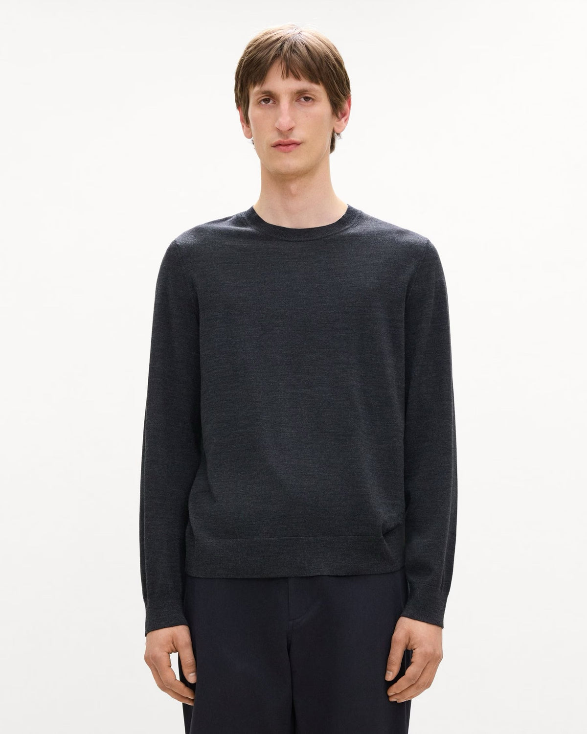 Theory - Men -  Crewneck Sweater in Regal Wool