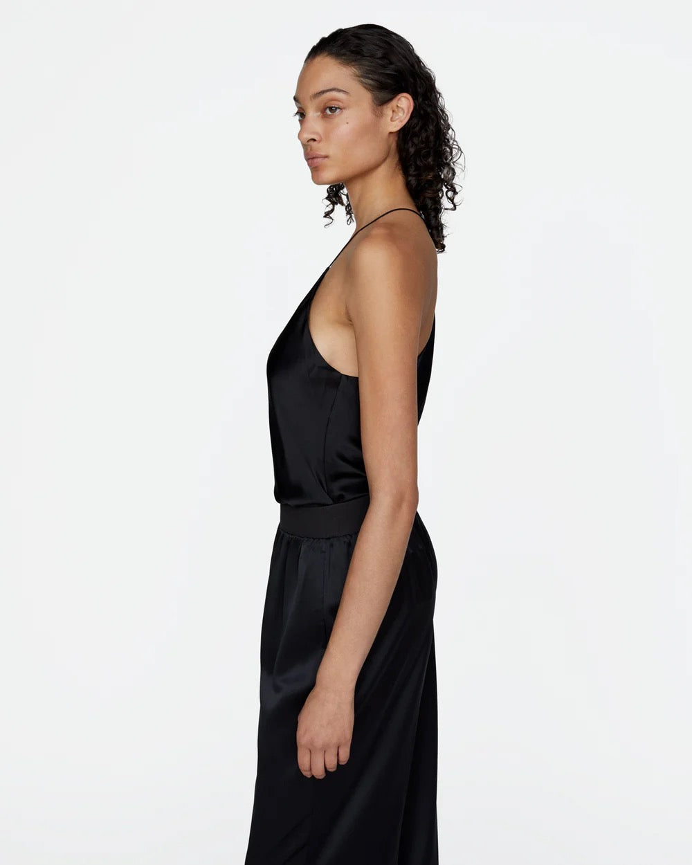 ATM - Women - Black Silk Cahrmeuse Camisole