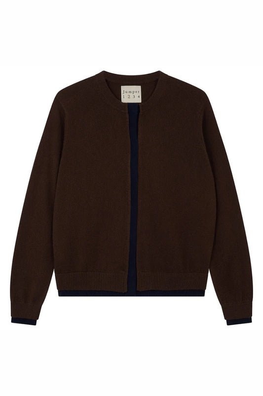Jumper1234 - Women- Pluto/Navy  Double Trim Cardigan