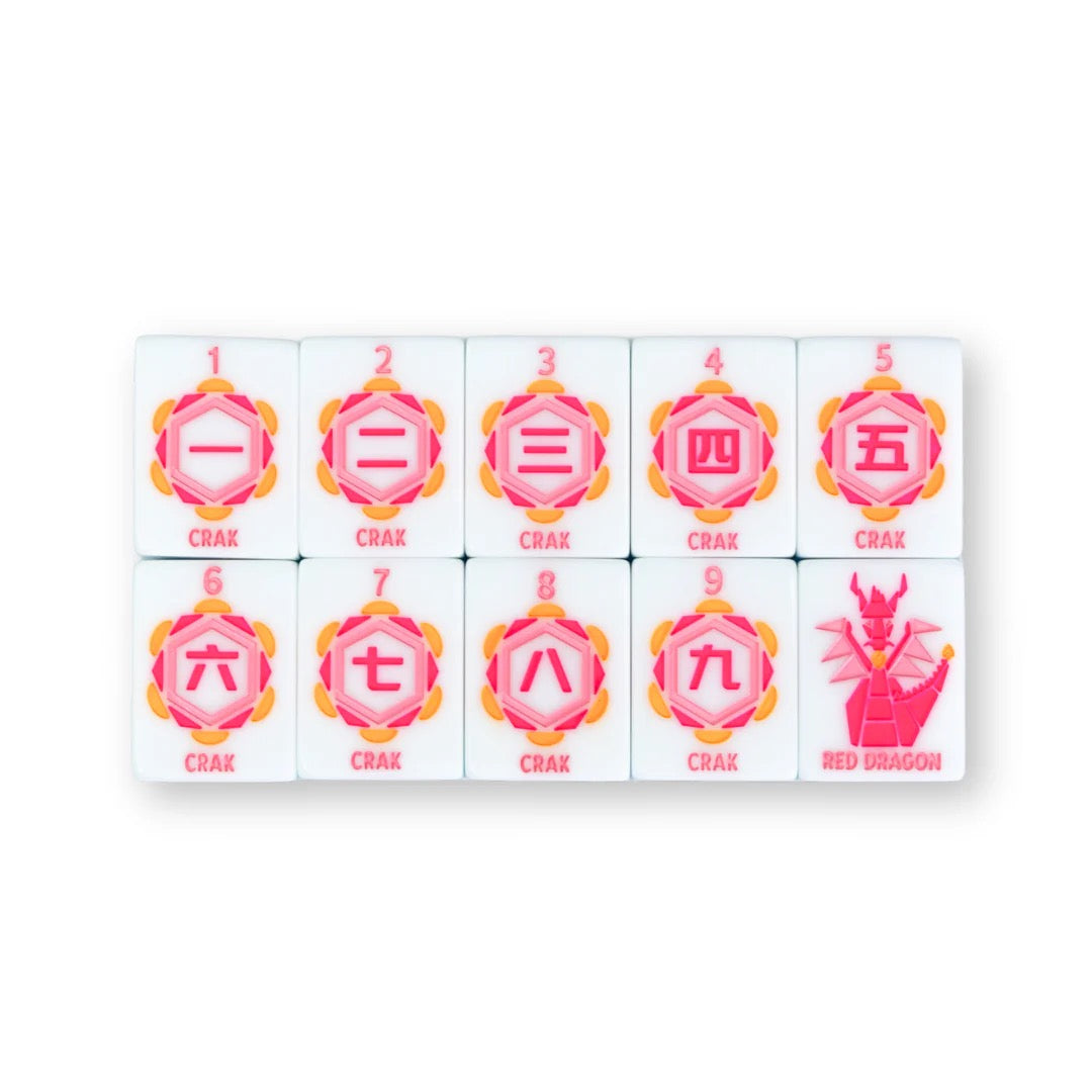 My Fair Mahjong - Blue  Crystal Prism Mahjong with Bold Angles and Vibrant Vibes