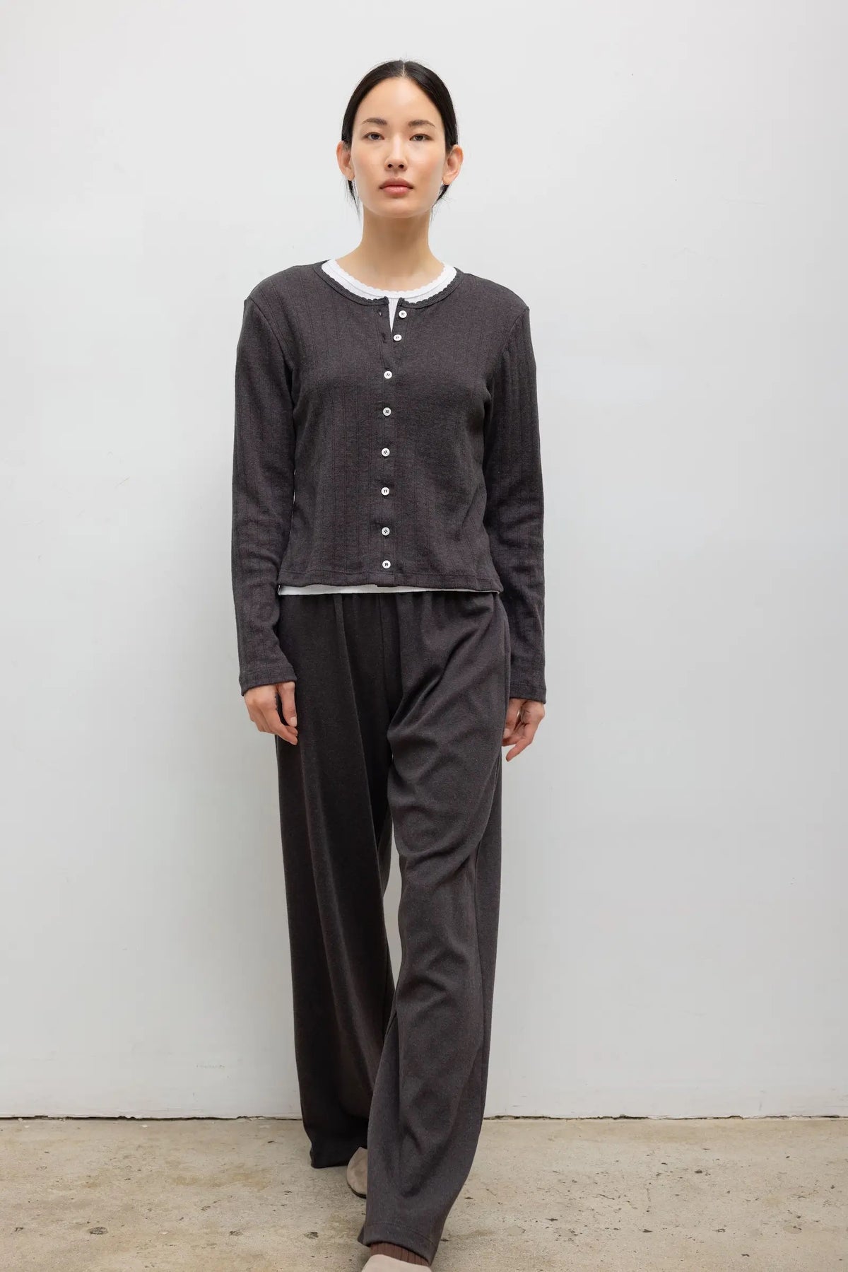 Leset - Women - Hickory Melange Nando Lounge Pant