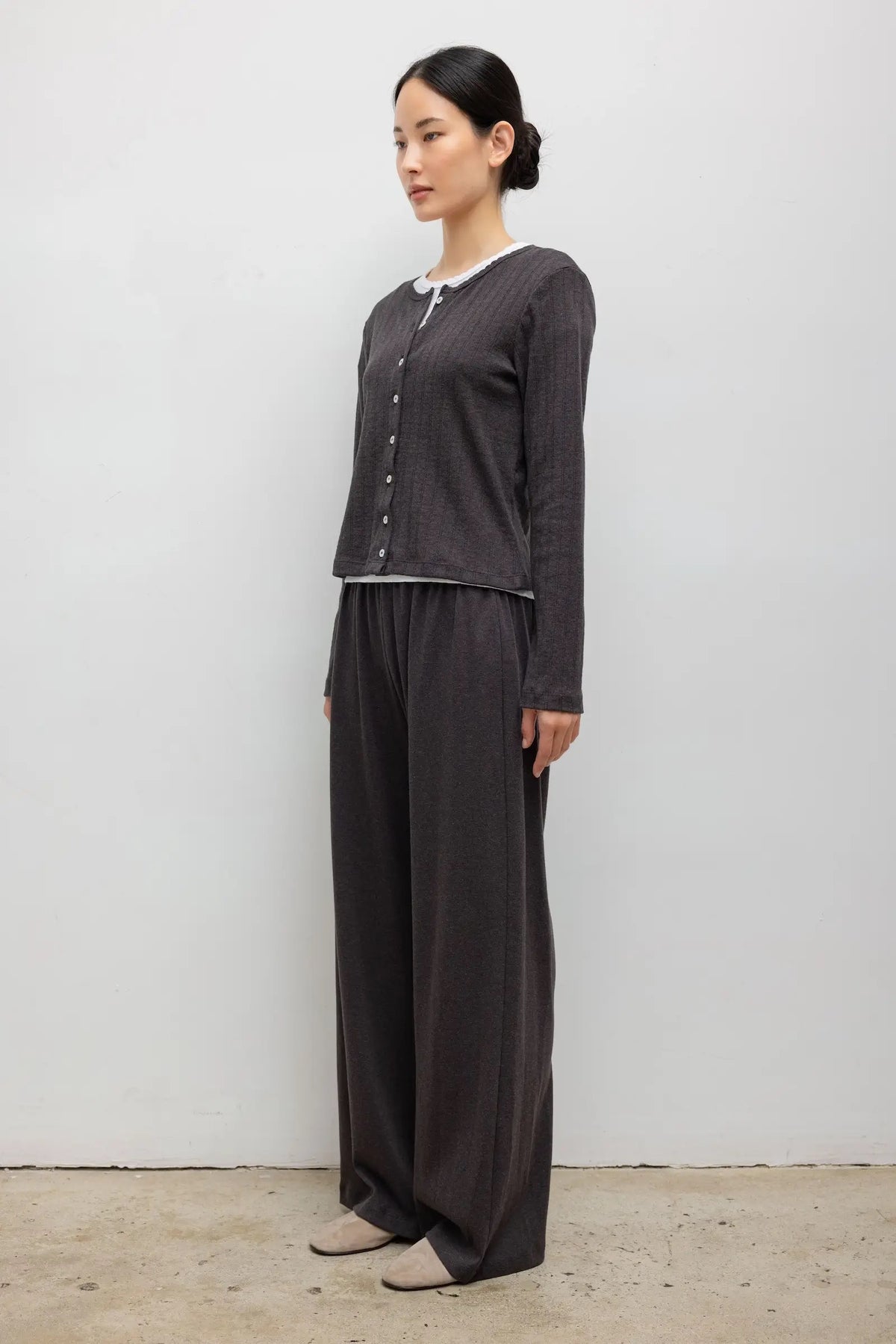 Leset - Women - Hickory Melange Nando Lounge Pant