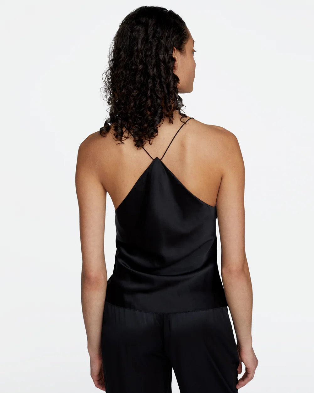 ATM - Women - Black Silk Cahrmeuse Camisole