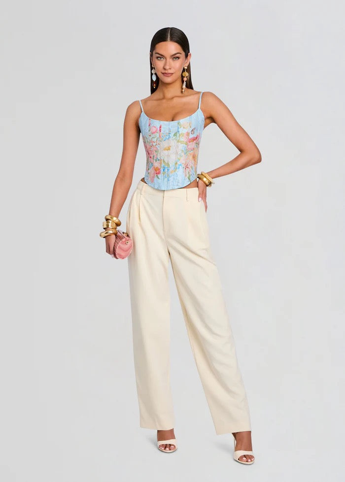 Retrofete - Women - Bleu Fleur Tropicale Moxie Top